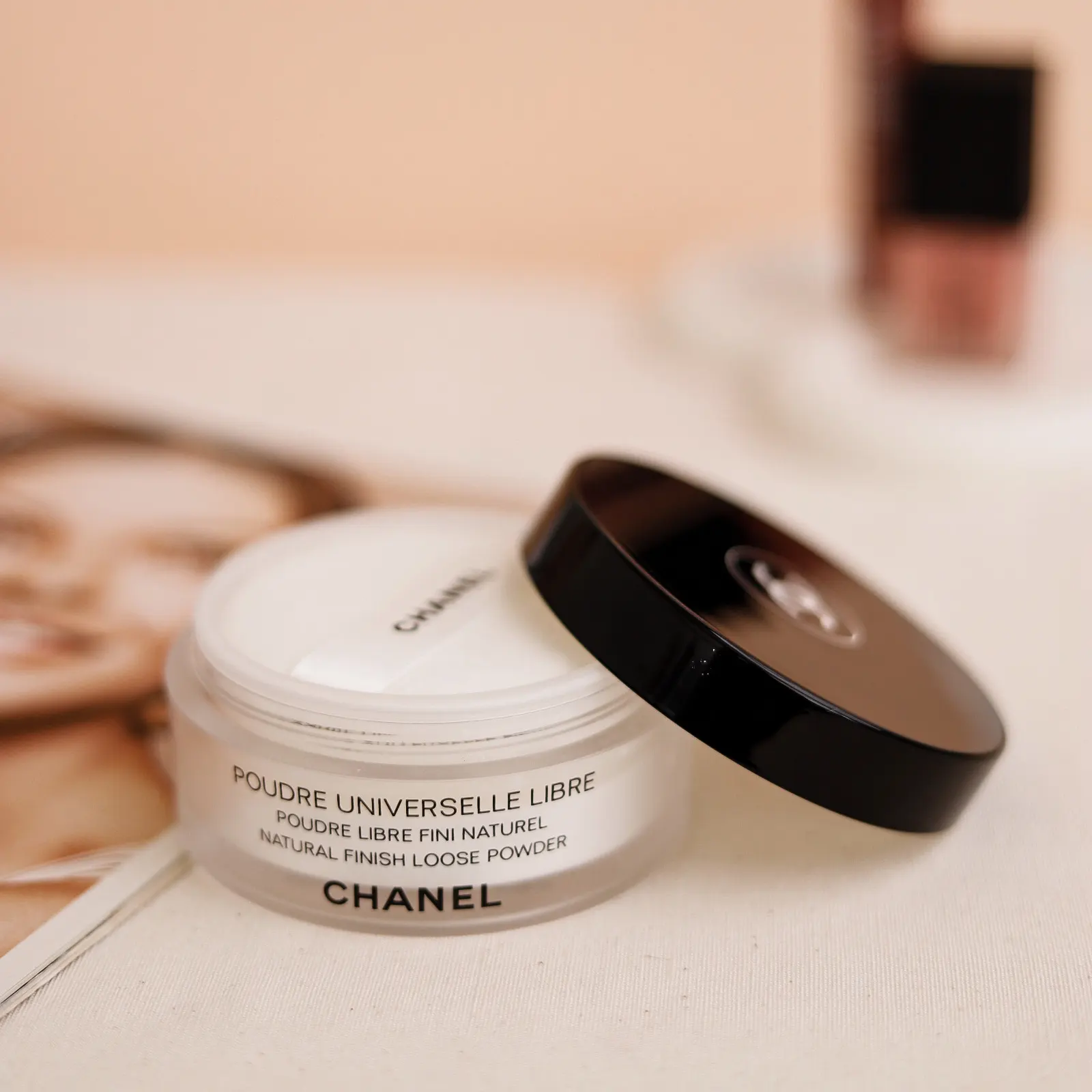 loose powder chanel پودر فیکس شنل chanel
