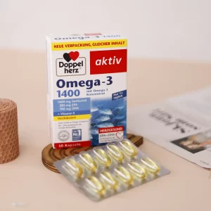 کپسول امگا 3 و ویتامین E دوپل هرز