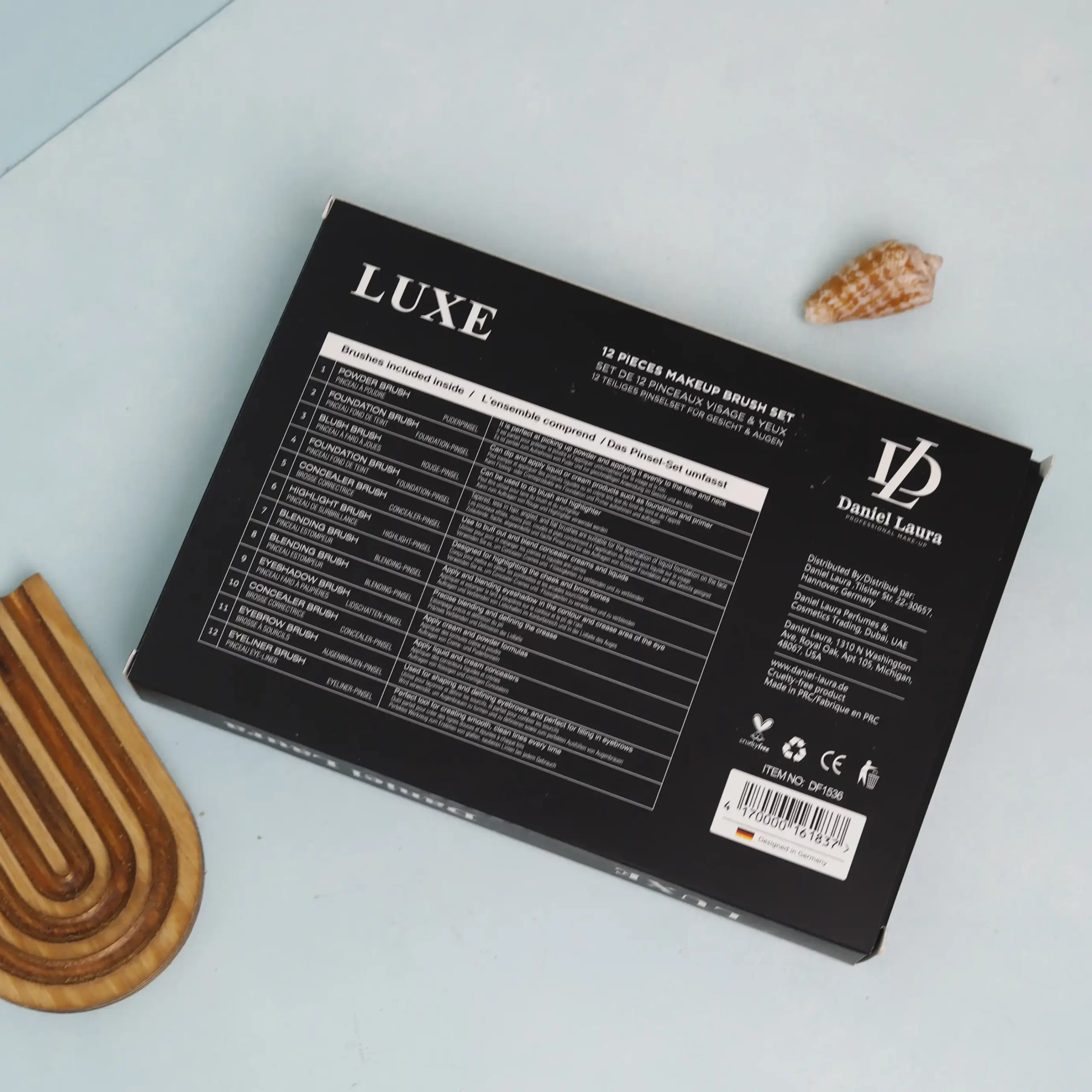 _MG_7944 copy ست براش 12 تیکه صورت و چشم دنیل لورا - Image 2