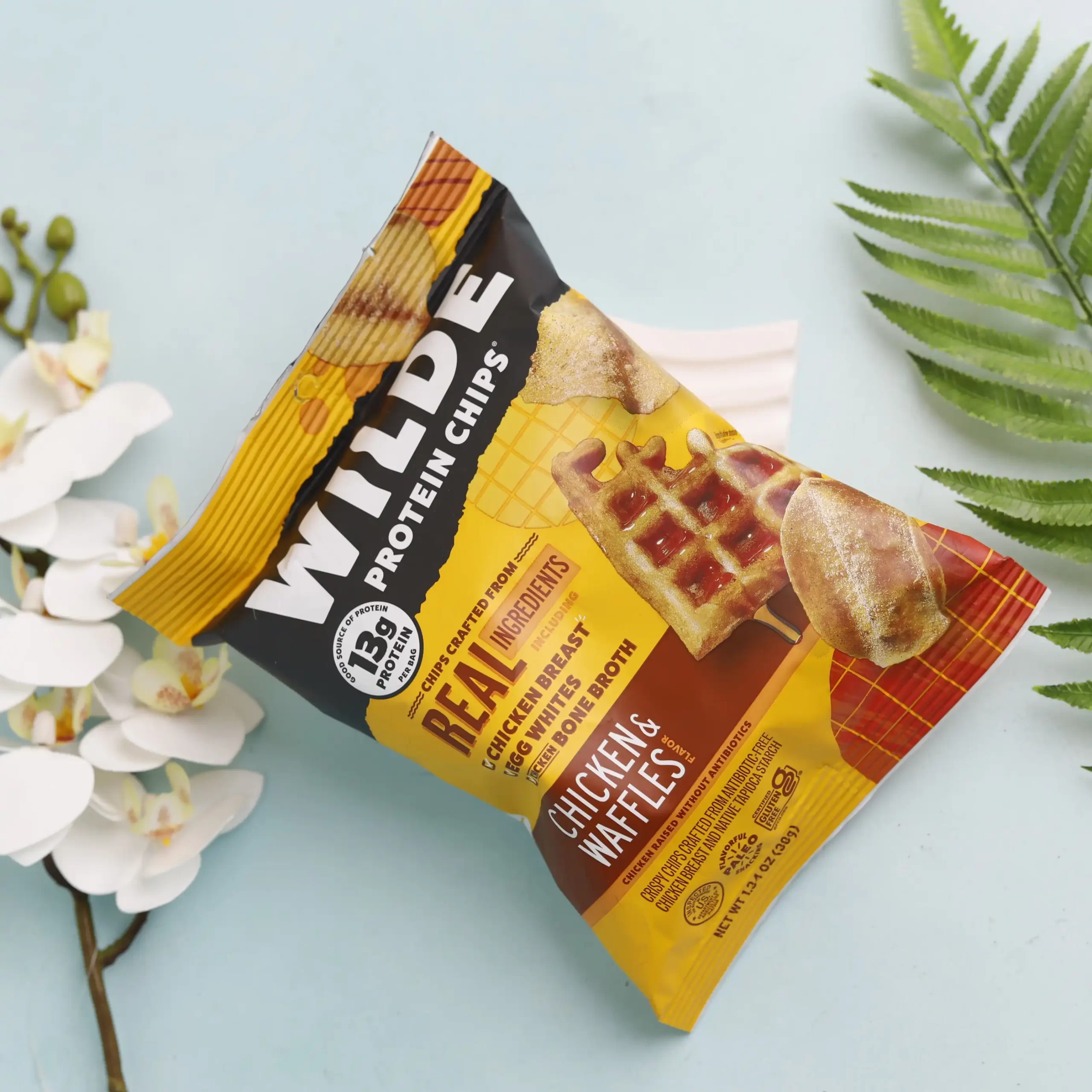 _MG_8946 چیپس پروتئینی وایلد طعم مرغ و وافل - Image 1