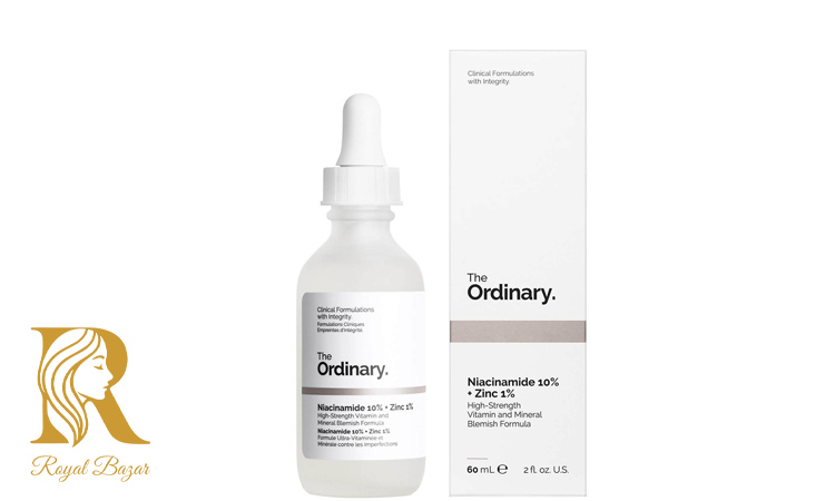 معرفی و بررسی سرم اوردینری نیا سینامید 10% + زینک 1%