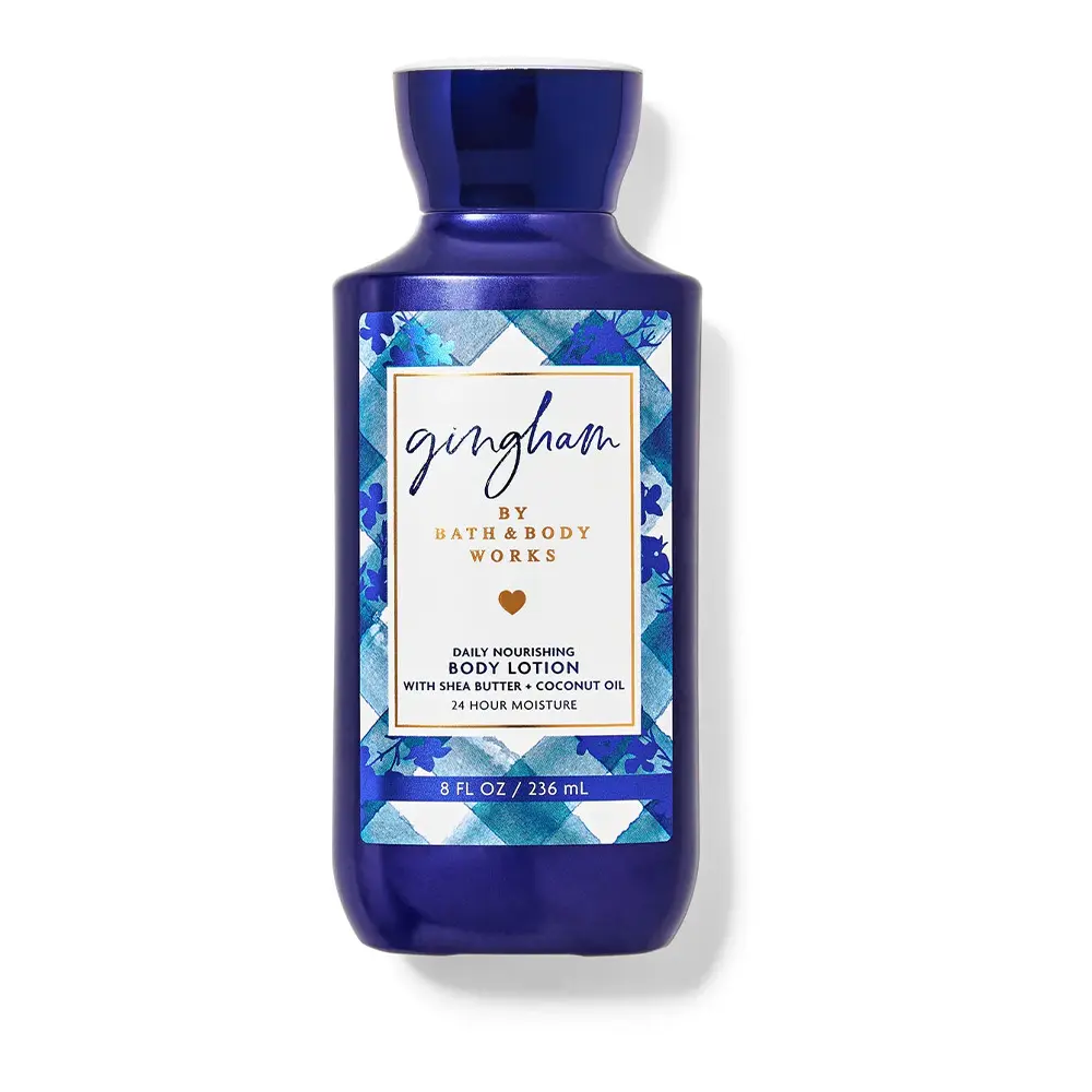 body-lotion-gingham لوسیون بدن بث اند بادی ورکز مدل Gingham - تصویر 1