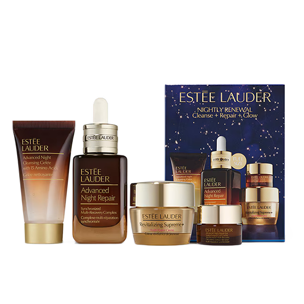 ست-جوانساز-و-بازسازی-قوی-پوست-استی-لادر-Estee-Lauder-Nightly-Renewal-Skincare-Set-Cleanse-Repair-Glow.png پک مراقبت از پوست شبانه استی لادر - تصویر 1