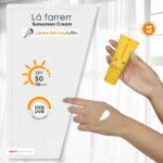 کرم ضدآفتاب و ضدلک بی‌رنگ لافارر مدل SPF50، مناسب پوست‌های خشک و معمولی، حجم 40 میلی‌لیتر بسته 48 عددی
