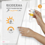 ژل ضد آفتاب بدون رنگ بایودرما +SPF50 مدل Photoderm Spot-Age محافظ UVA ،UVB و PA++++، ضد لک، ضد پیری، ضد آب، مناسب انواع پوست حجم 40 میلی‌لیتر
