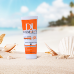 کرم ضد آفتاب رنگی درمالیفت مدل سانلیفت SPF 50 حاوی محافظ UVA و UVB، ضد آب، ضد پیری، ضد جوش و آکنه، مناسب پوست‌ چرب حجم 40 میلی‌لیتر ‌