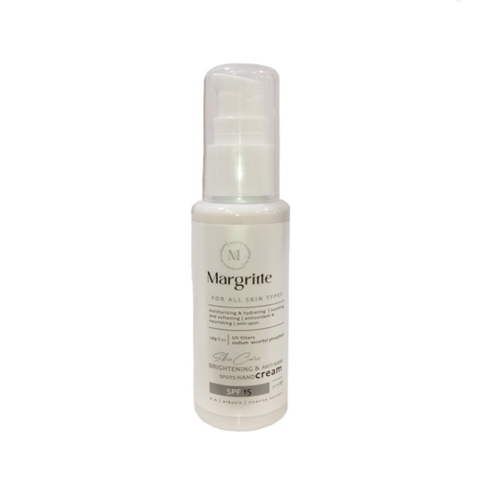 کرم روشن کننده مارگریت مدل arbutin مناسب دست حجم 50 میلی لیتر کرم روشن کننده مارگریت مدل arbutin مناسب دست حجم 50 میلی لیتر