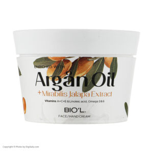 کرم مرطوب کننده بیول مدل Argan Oil حجم 200 میلی لیتر