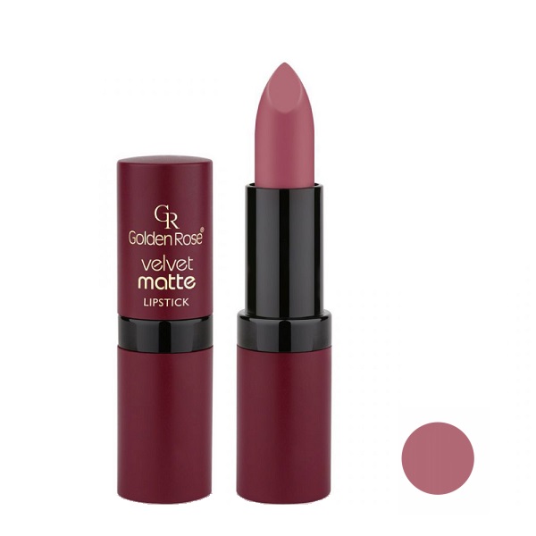 رژ لب گلدن رز مدل Velvet شماره 14 رژ لب گلدن رز مدل Velvet شماره 14