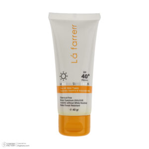 کرم ضد آفتاب بدون رنگ لافارر SPF 40 مدل مینرال ‌حاوی محافظ UVA و UVB و PA+++مناسب پوست‌های حساس حجم 40 میلی‌لیتر