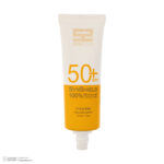 کرم ضد آفتاب بدون رنگ ساین اسکین SPF 50 مدل SYN Shield Mineral محافظ UVA ،UVB، ضد حساسیت، مناسب انواع پوست حجم 50 میلیلیتر