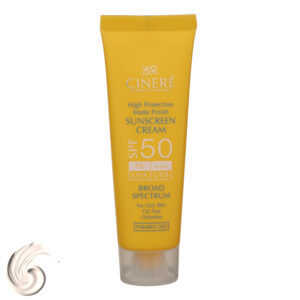 کرم ضدآفتاب بی‌رنگ سینره مدل SPF50 مناسب پوست چرب، حجم 50 میلی‌لیتر