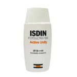کرم ضدآفتاب بدون رنگ ایزدین SPF50 مدل FOTOULTRA 100 ACTIVE UNIFY ‌مناسب انواع پوست، حجم 50 میلی‌‌لیتر