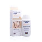 فلوئید ضد آفتاب رنگی ایزدین SPF50 مدل ACTIVE UNIFY محافظ UVA ،UVB، ضد آب، مناسب انواع پوست حجم 50 میلی‌لیتر